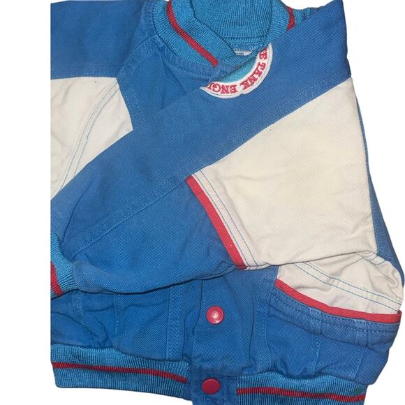 HTF Vintage 90s Thomas the Tank Engine Jacket 4T Patches Bomber Doe Spun Company - Picture 9 of 16